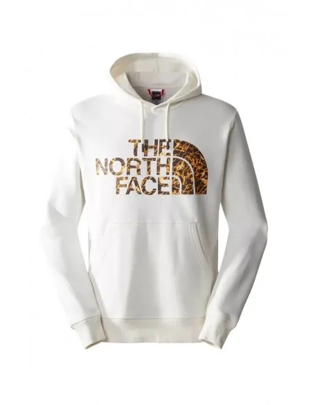 SUDADERA THE NORTH FACE BLANCA LOGO FRONTAL CAPUCHA  ECOOL