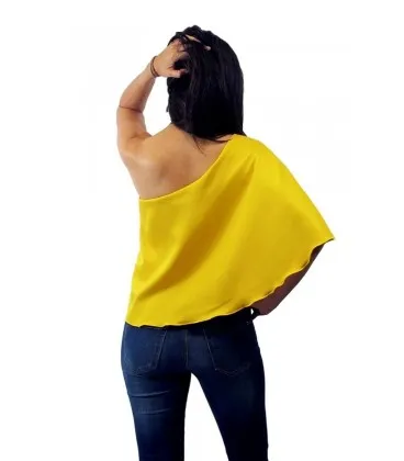 Top Capa Torera Amarillo Fluor