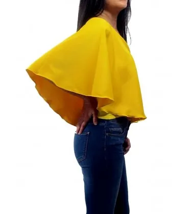 Top Capa Torera Amarillo Fluor