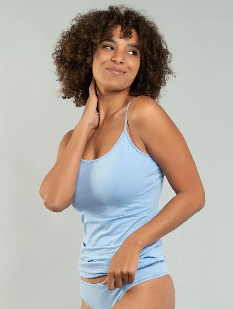 Top interior mujer de algodón orgánico