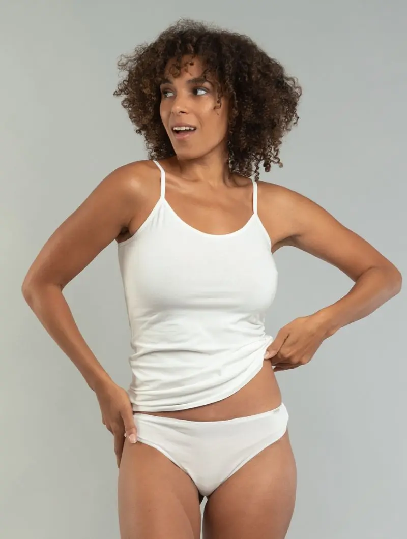 Top interior mujer de algodón orgánico