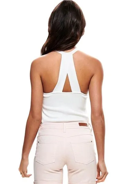 top only brielle blanco mujer