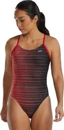 Tyr Traje de baño recortado Tyr Durafast Elite Speedwarp Rojo Mujer