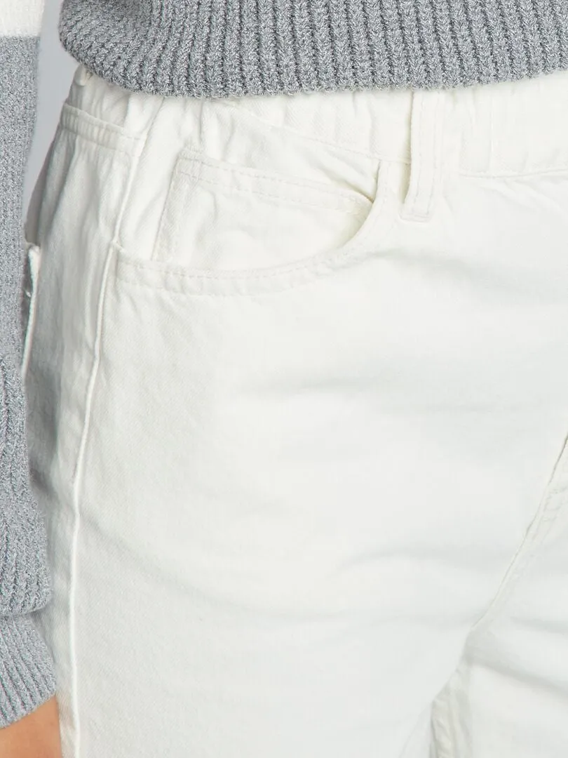 VAQUERO PAPERBAG  BLANCO