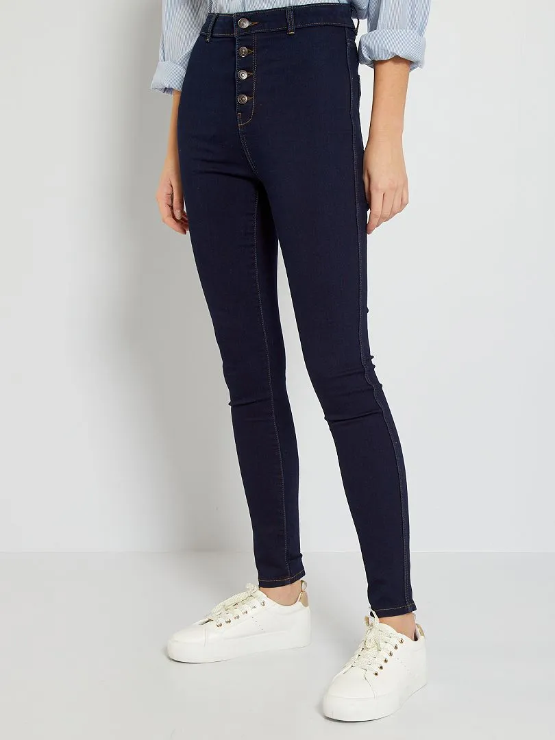 VAQUERO SKINNY CON EFECTO MOLDEADOR  AZUL