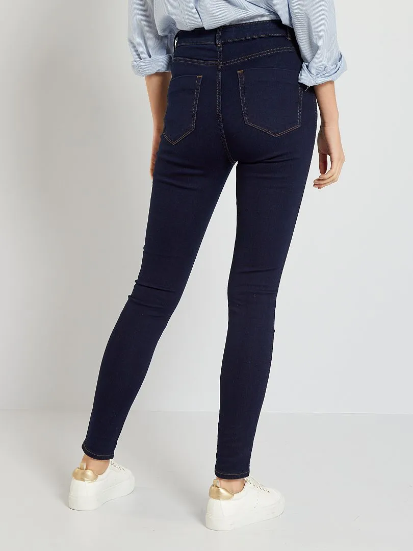 VAQUERO SKINNY CON EFECTO MOLDEADOR  AZUL