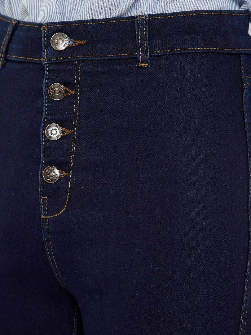 VAQUERO SKINNY CON EFECTO MOLDEADOR  AZUL