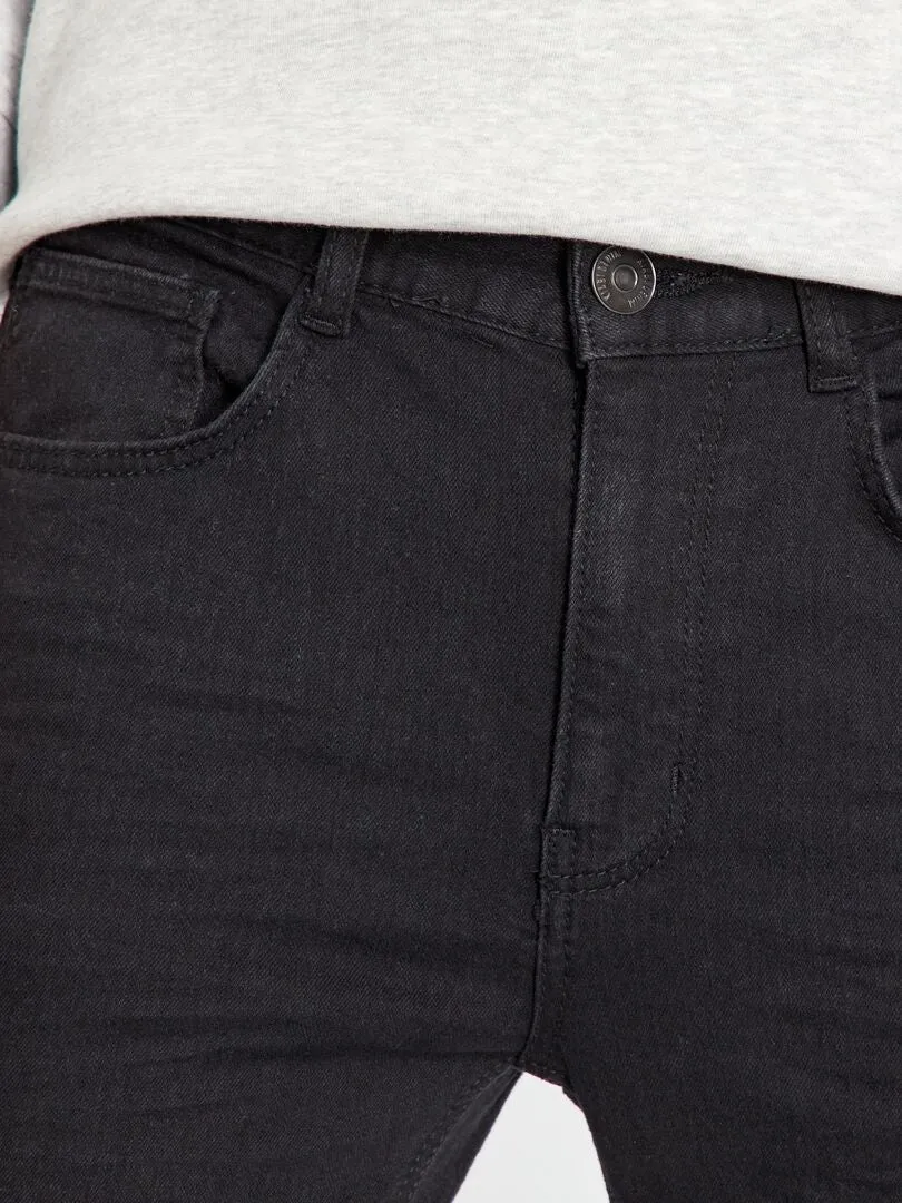 VAQUERO SKINNY ELáSTICO  5 BOLSILLOS  NEGRO
