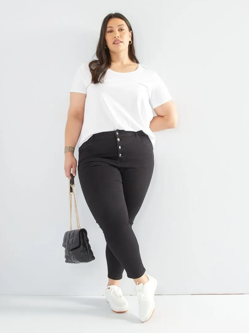 VAQUERO SKINNY  L34  NEGRO