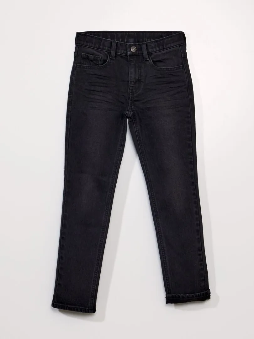 VAQUERO SLIM  5 BOLSILLOS  NEGRO