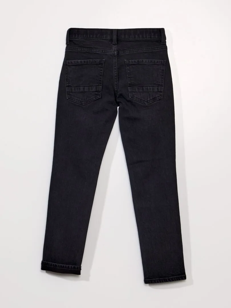 VAQUERO SLIM  5 BOLSILLOS  NEGRO