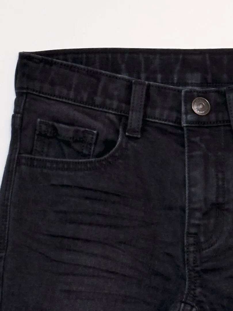 VAQUERO SLIM  5 BOLSILLOS  NEGRO