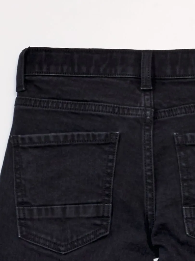VAQUERO SLIM  5 BOLSILLOS  NEGRO