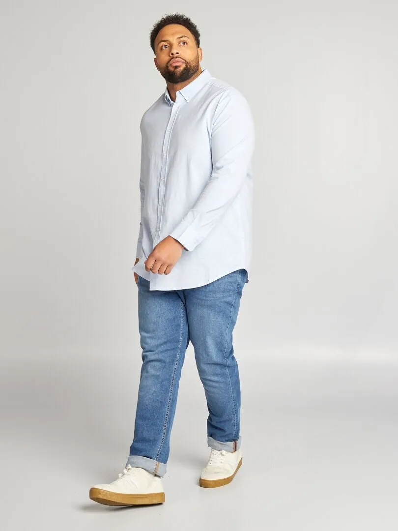 VAQUERO SLIM CON 5 BOLSILLOS  L34  AZUL