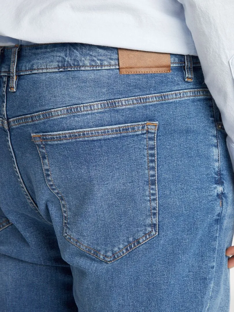 VAQUERO SLIM CON 5 BOLSILLOS  L34  AZUL
