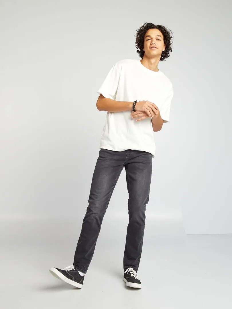 VAQUERO SLIM CON 5 BOLSILLOS  NEGRO
