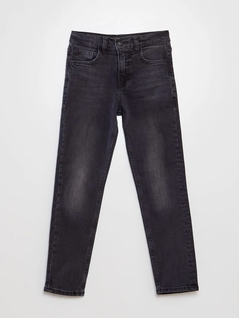 VAQUERO SLIM CON CINTURA AJUSTABLE  GRIS
