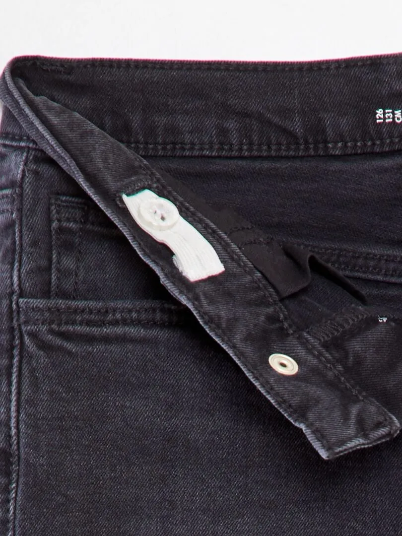 VAQUERO SLIM CON CINTURA AJUSTABLE  GRIS