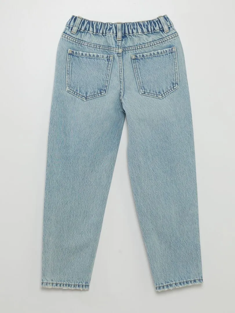 VAQUERO STRAIGHT WASHED  AZUL
