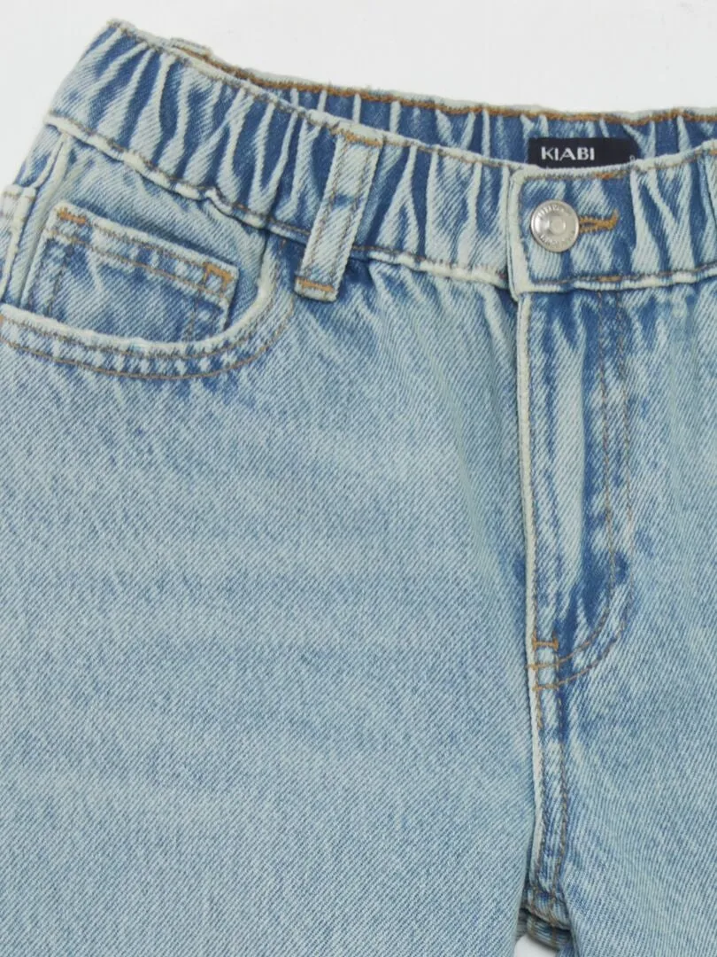 VAQUERO STRAIGHT WASHED  AZUL