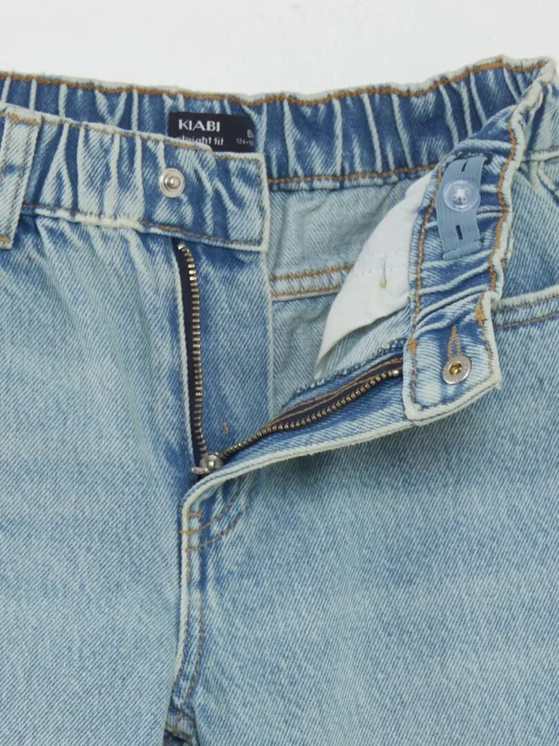 VAQUERO STRAIGHT WASHED  AZUL