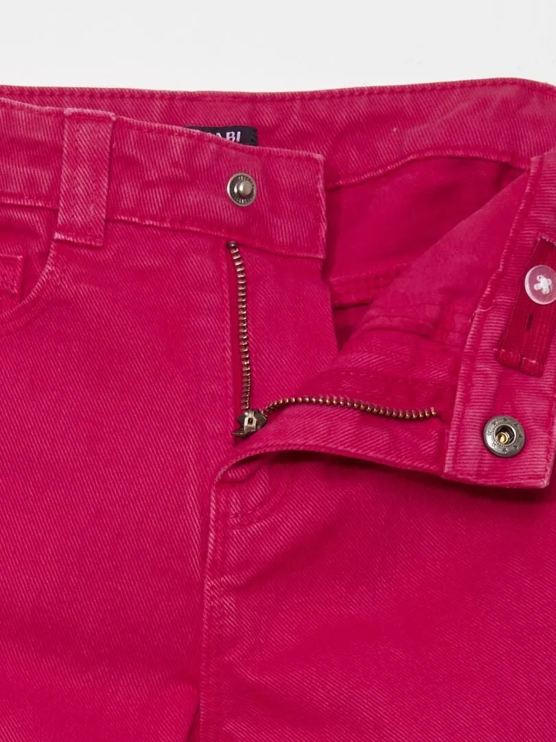 VAQUERO WIDE LEG DE TIRO ALTO  ROSA
