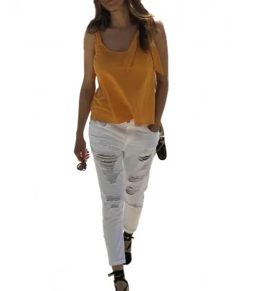 Vaqueros Skinny Blancos