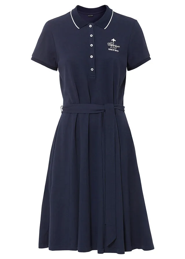VESTIDO AZUL MARINOBLANCO