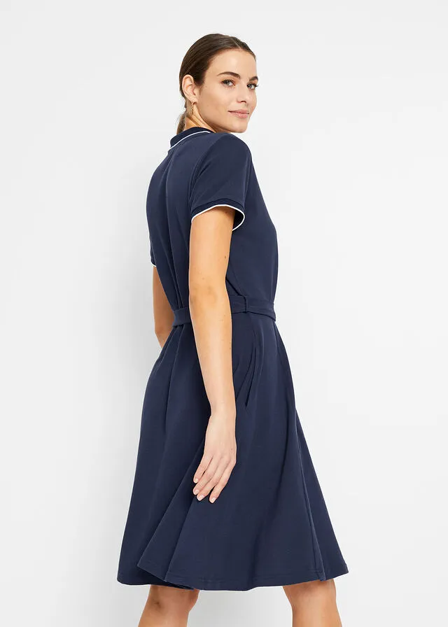 VESTIDO AZUL MARINOBLANCO