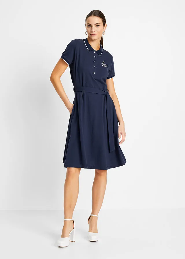 VESTIDO AZUL MARINOBLANCO