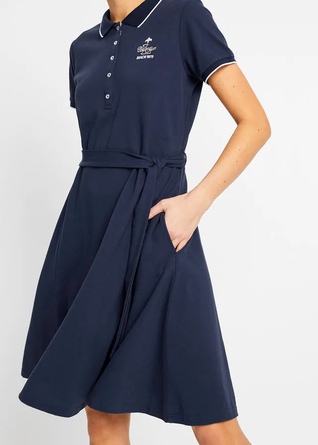 VESTIDO AZUL MARINOBLANCO
