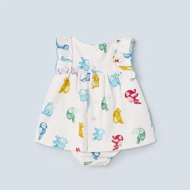 Vestido bebé niña con braguita Mayoral