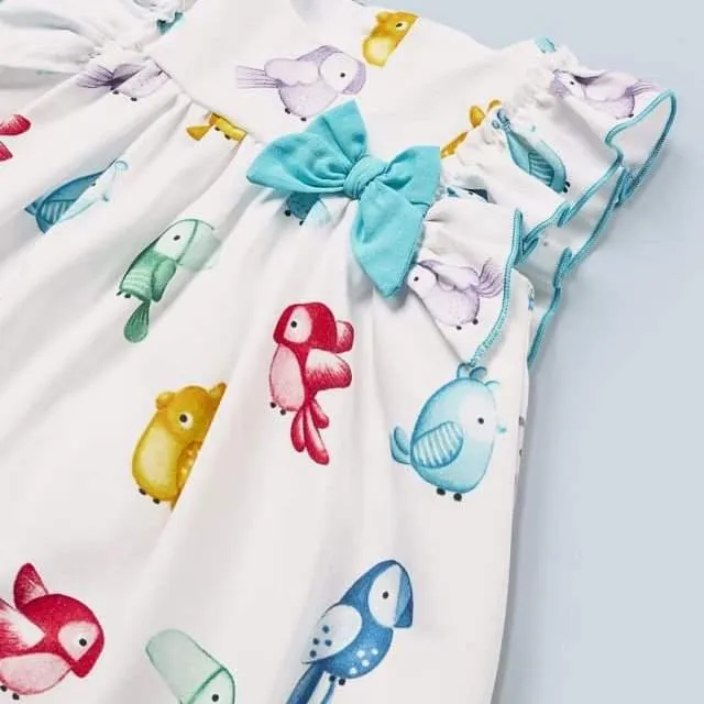 Vestido bebé niña con braguita Mayoral