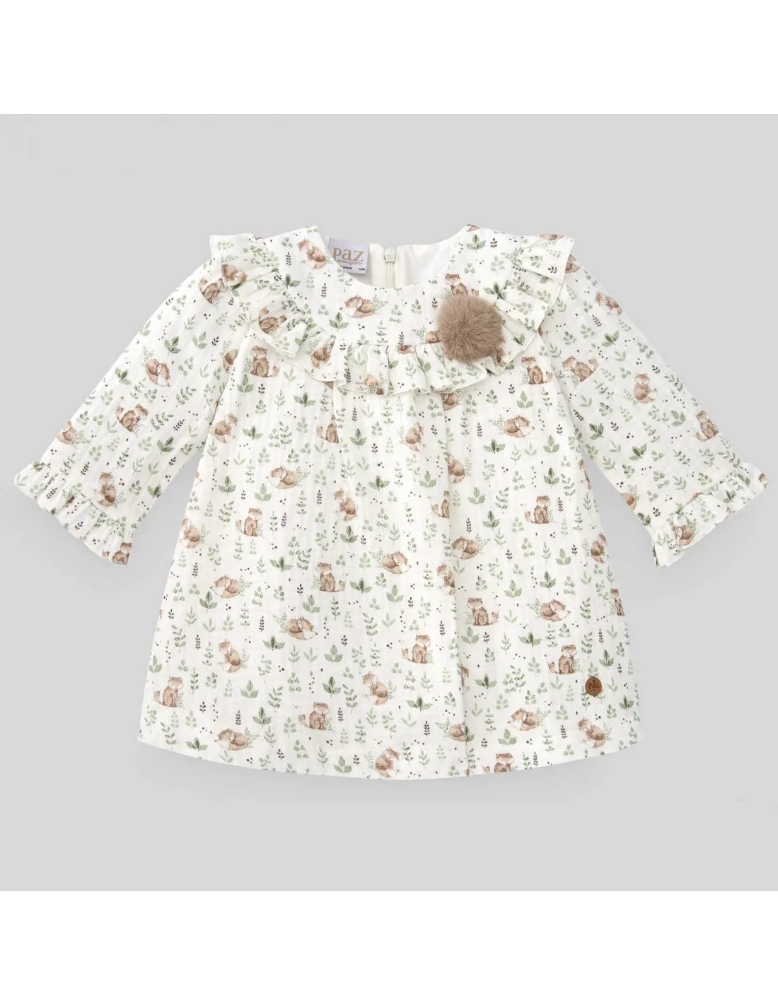 Vestido bebé niña Naturaleza de Paz Rodríguez invierno