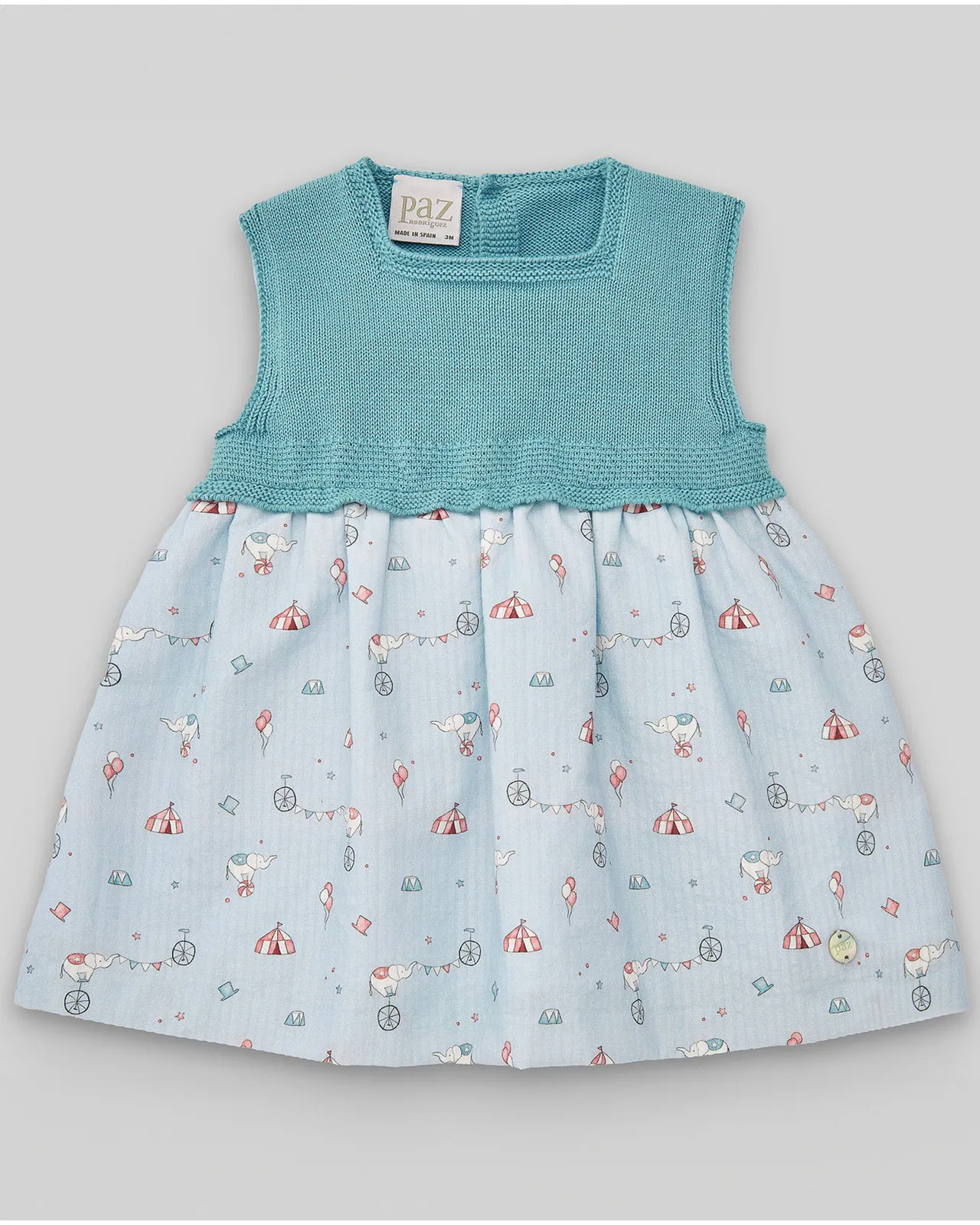 Vestido combinado "CIRCO"