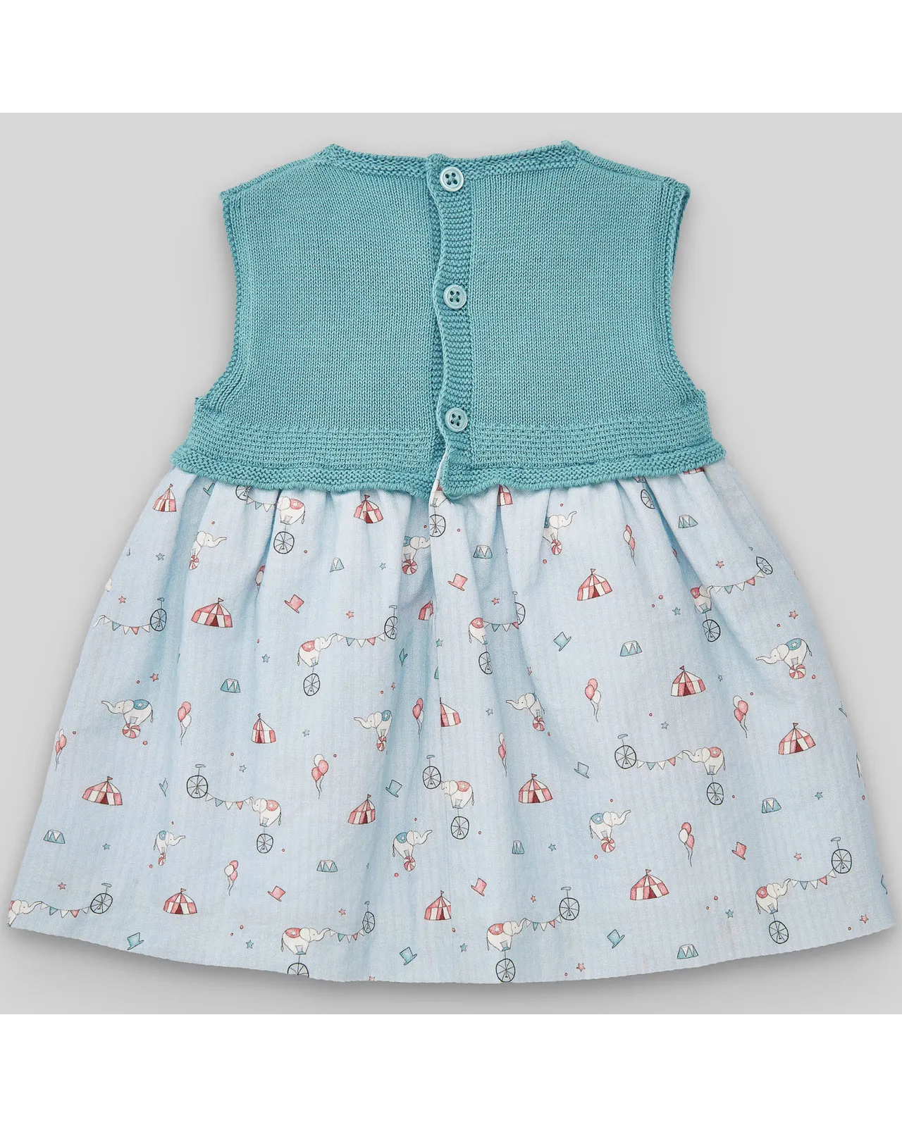 Vestido combinado "CIRCO"