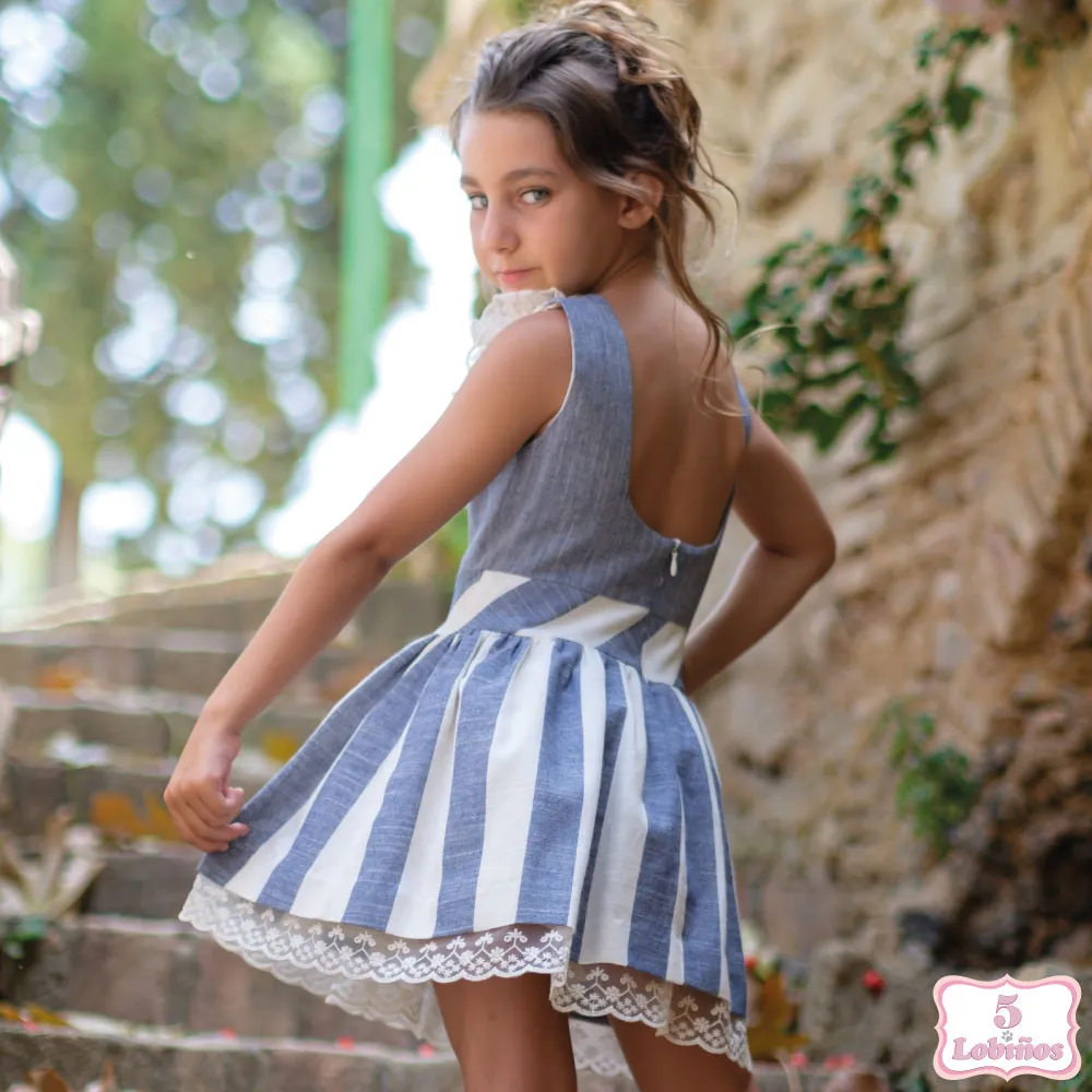 VESTIDO NIÑA CUCÚ VOLANTES TUL Vera