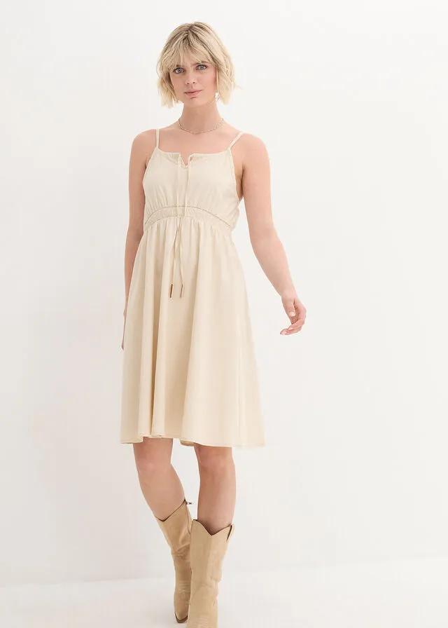 Vestido vaquero Crudo