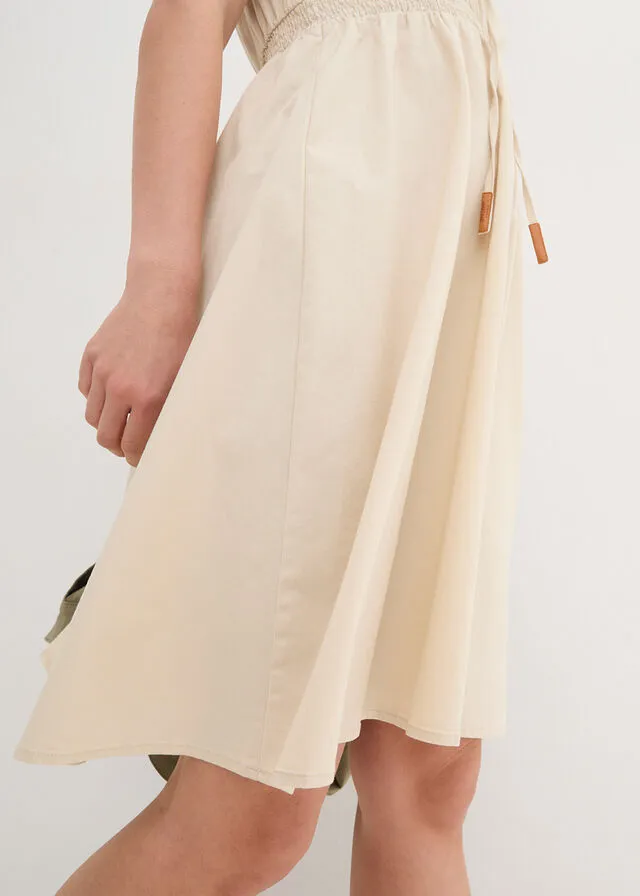 Vestido vaquero Crudo