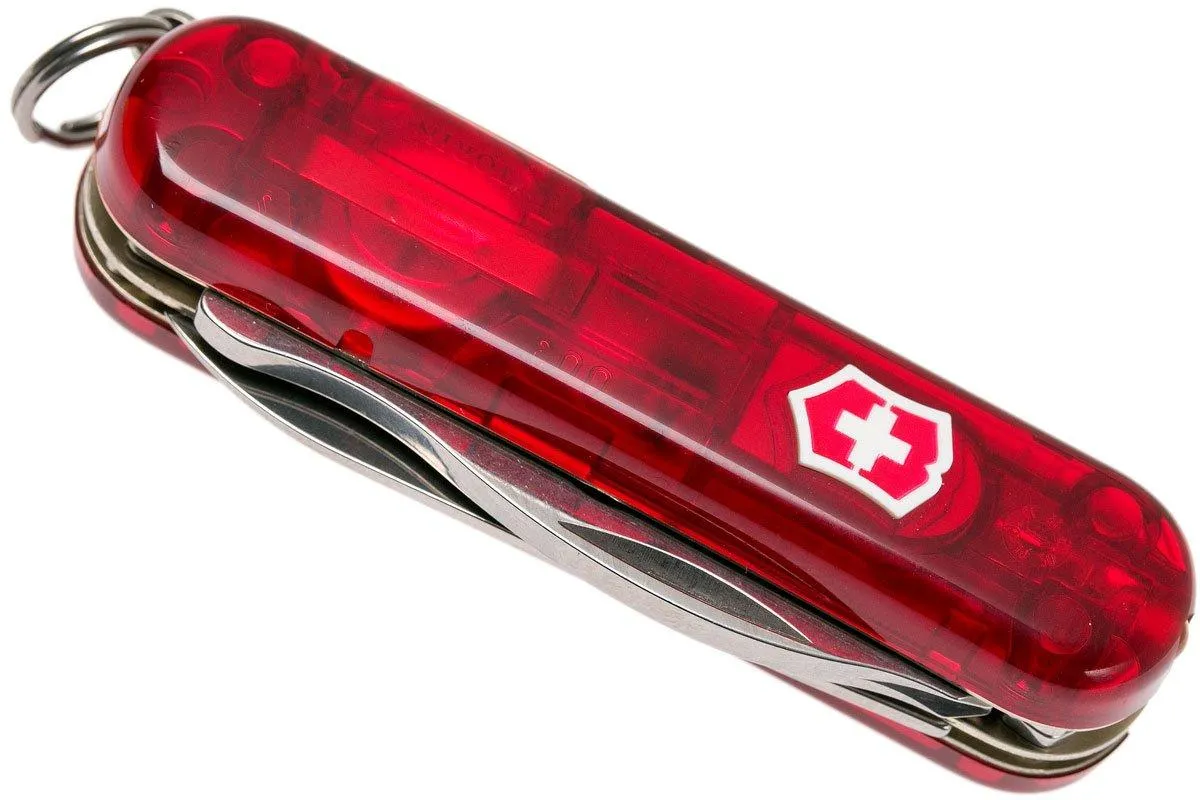Victorinox Midnite Manager rojo transparente 0.6366.T navaja suiza