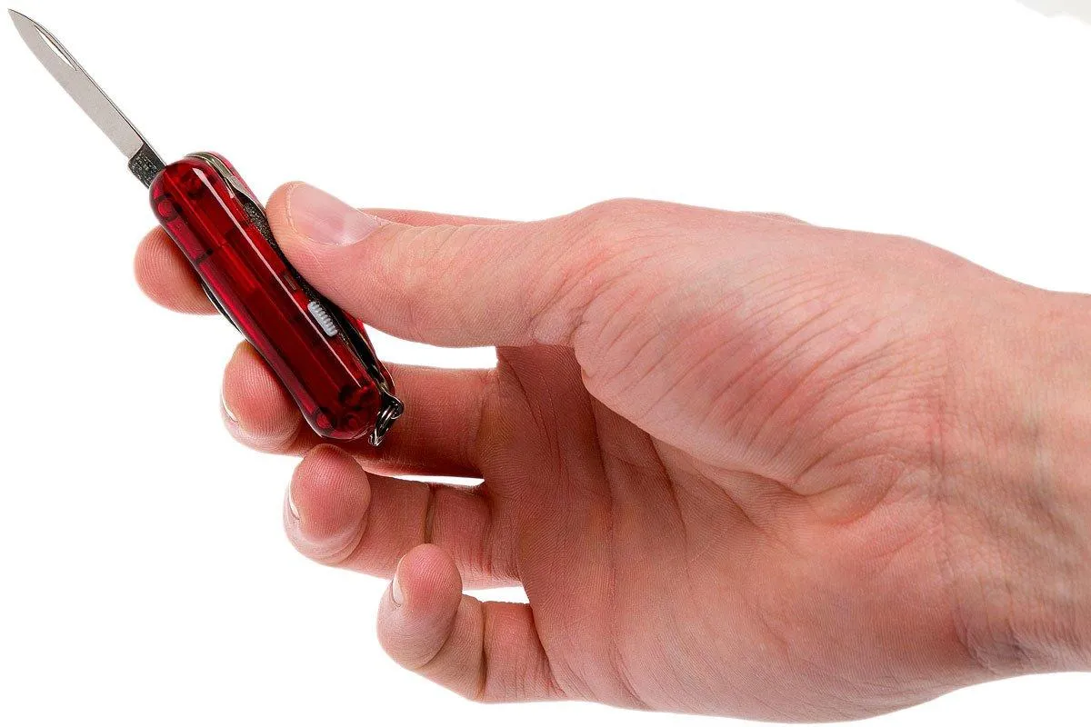 Victorinox Midnite Manager rojo transparente 0.6366.T navaja suiza