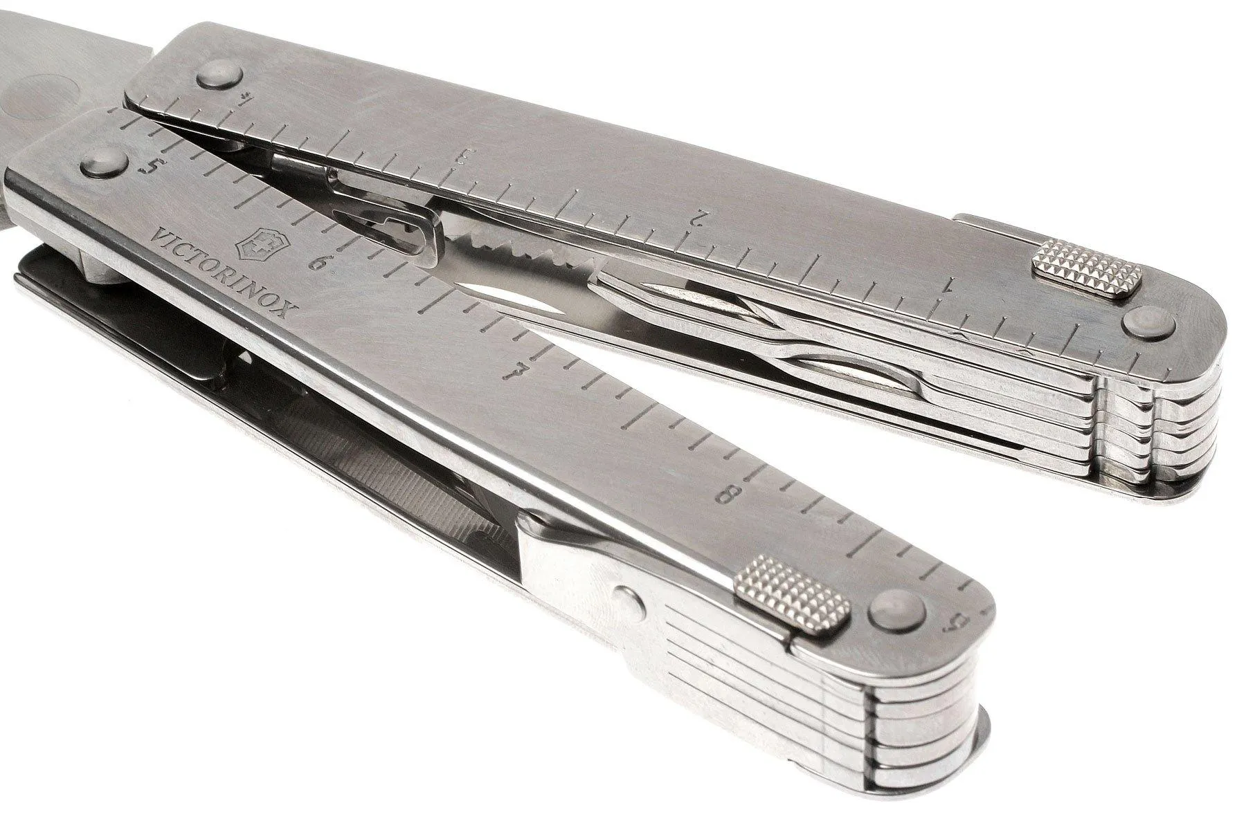 Victorinox SwissTool X 3.03.27 multiherramienta con funda de cuero