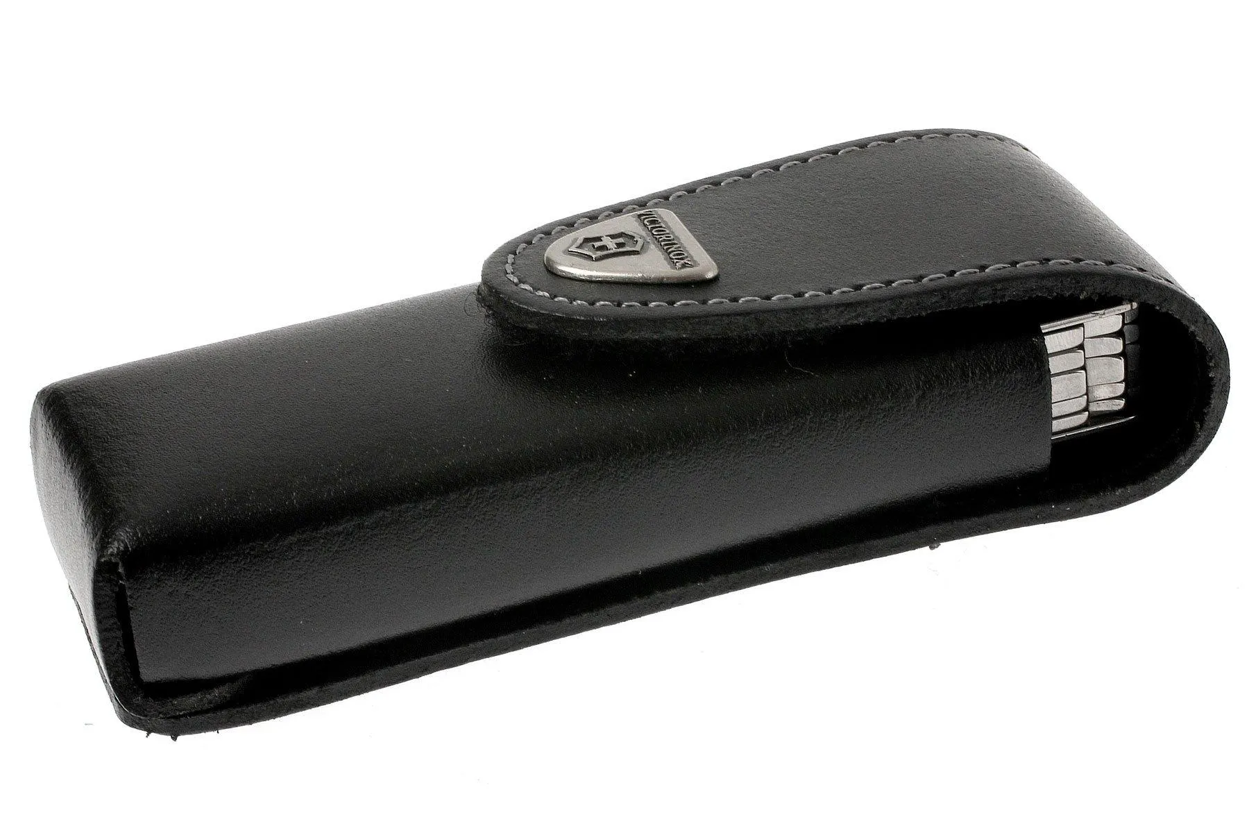 Victorinox SwissTool X 3.03.27 multiherramienta con funda de cuero