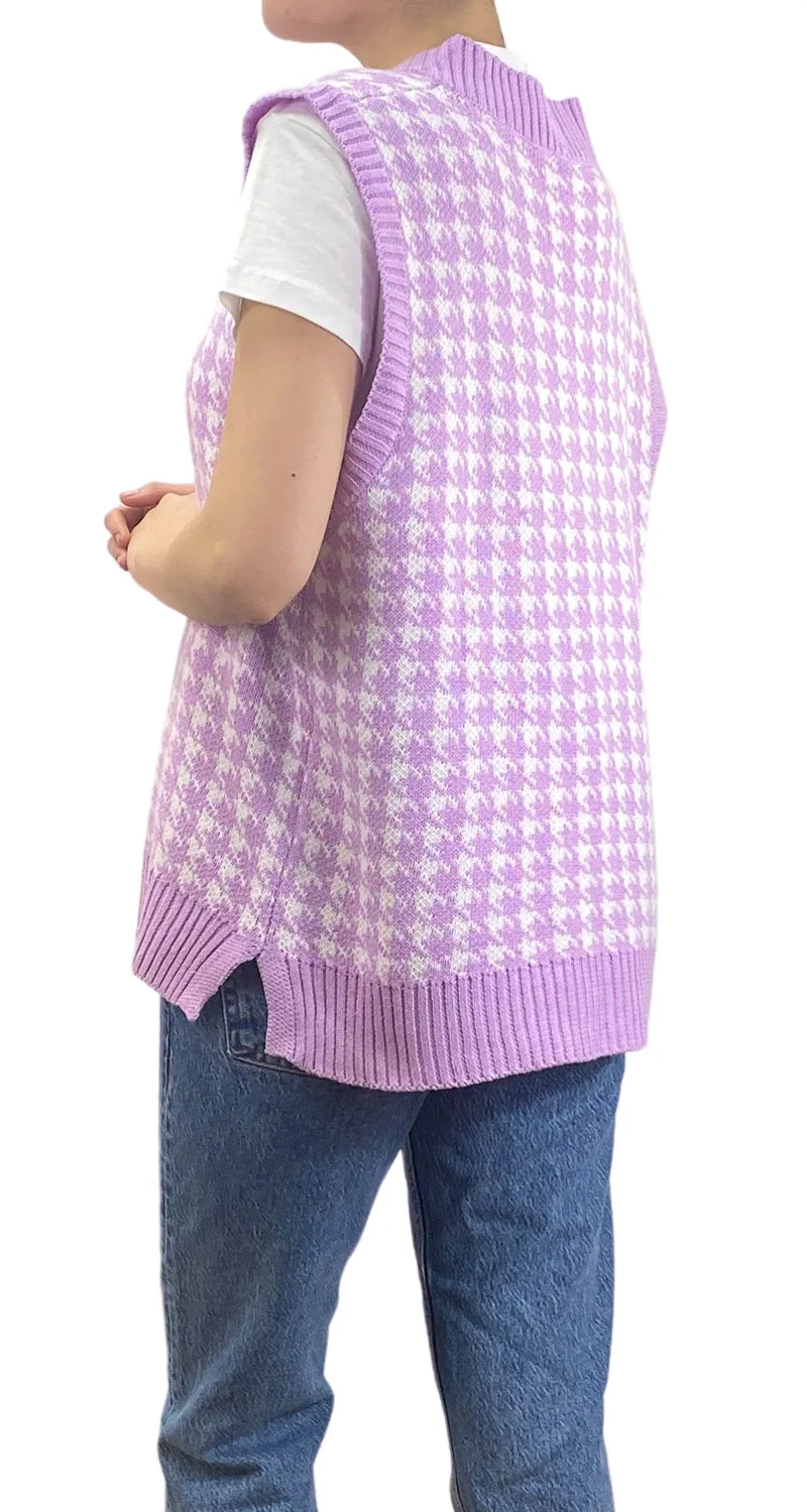 VINTAGE Sweater Houndstooth