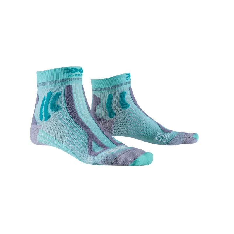 XSOCKS TRAIL RUN ENERGY 4.0 (VERDE AUDREY/GRIS PERLA) CALCETINES MUJER