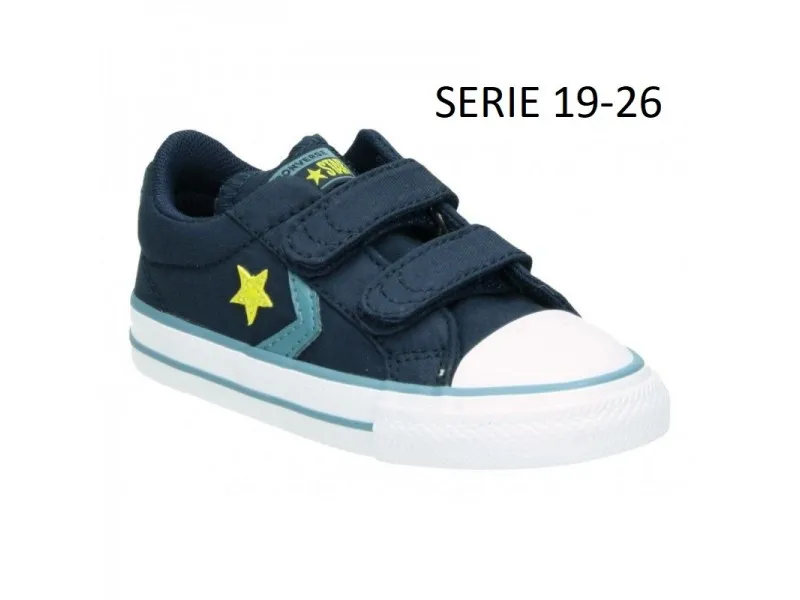 ZAPATILLA CONVERSE STAR PLAYER 2V OX 763528C EN COLOR AZUL