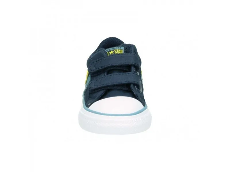 ZAPATILLA CONVERSE STAR PLAYER 2V OX 763528C EN COLOR AZUL