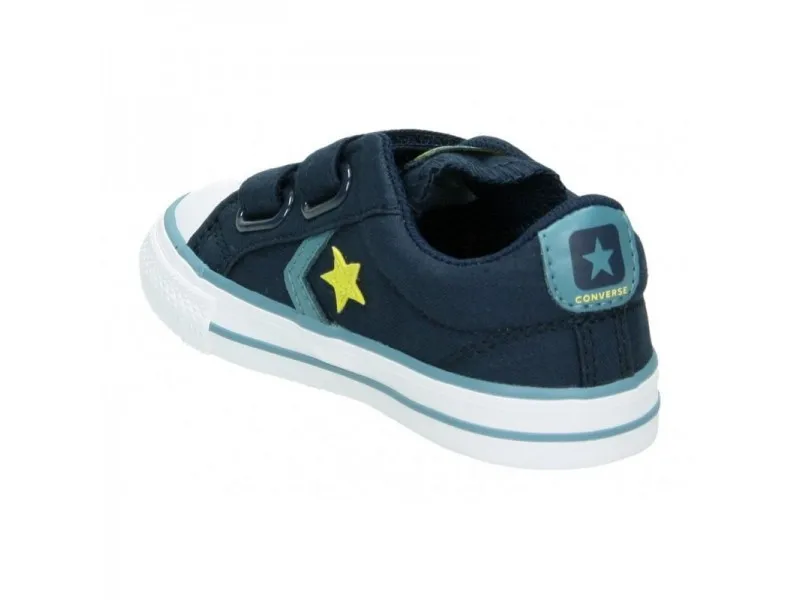 ZAPATILLA CONVERSE STAR PLAYER 2V OX 763528C EN COLOR AZUL