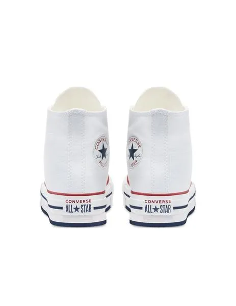 Zapatilla Junior  Converse All Star Hi Plataform  Blanco