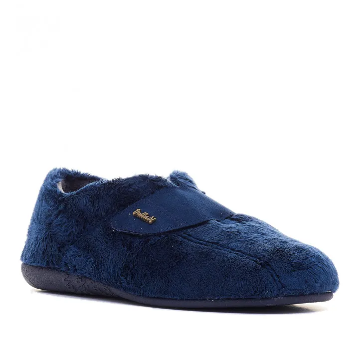 Zapatillas casa Vulladi azules cerradas por detrás